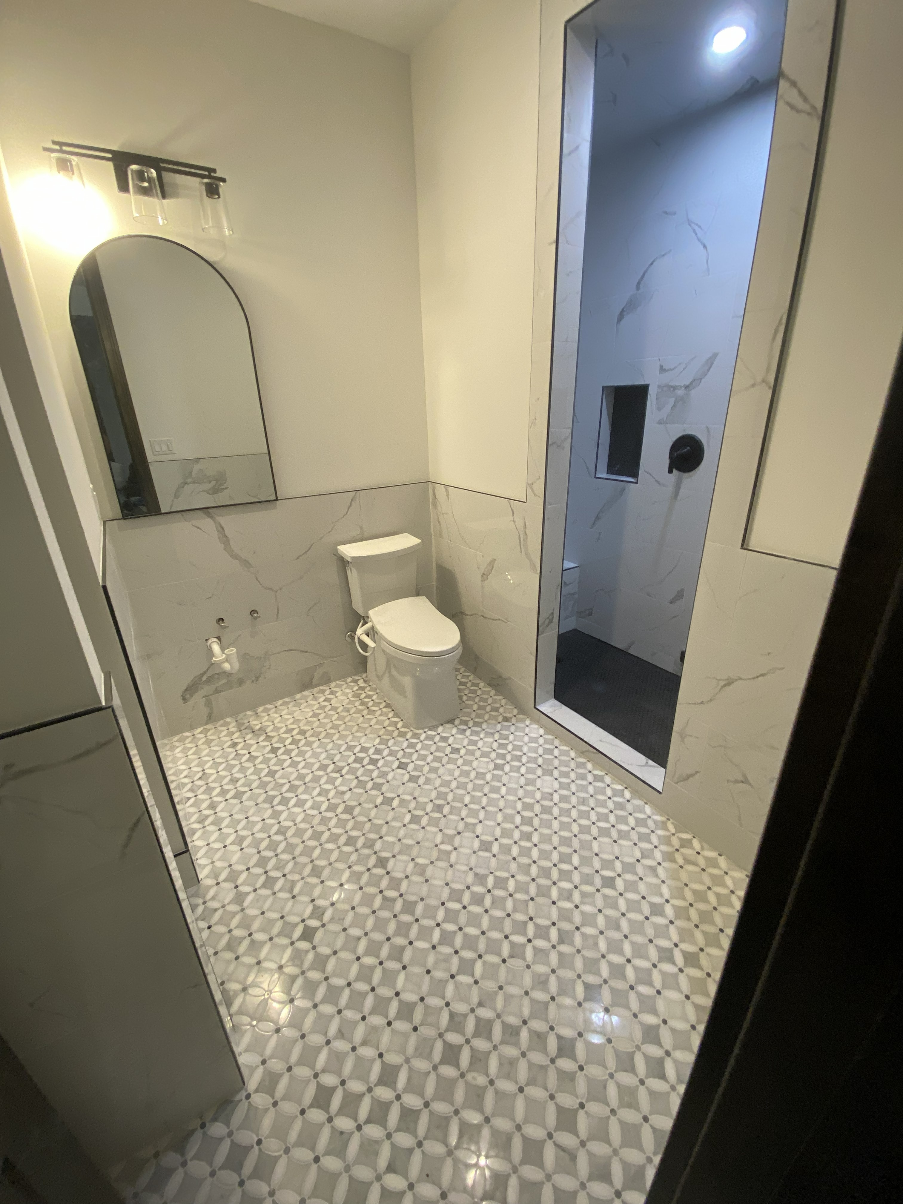 Clarence bathroom remodel project photo 2